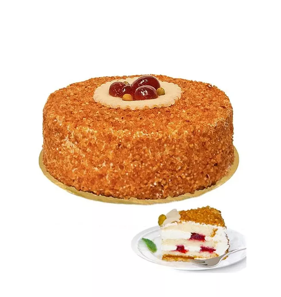 Irresistible Hazelnut Brittle Cake