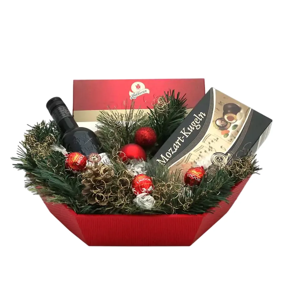 Festive Chocolate & Wine Celebration Set