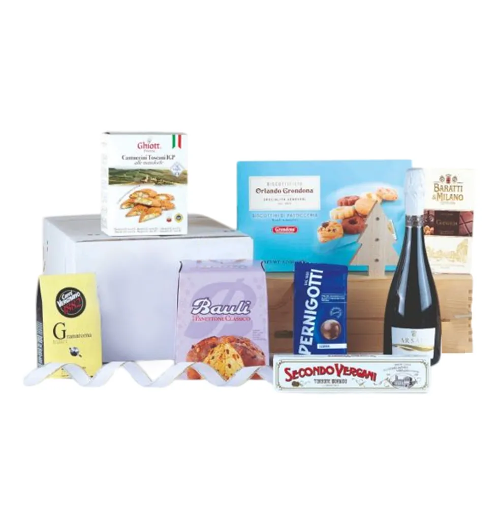 Elegant Italian Treats & Sparkling Set