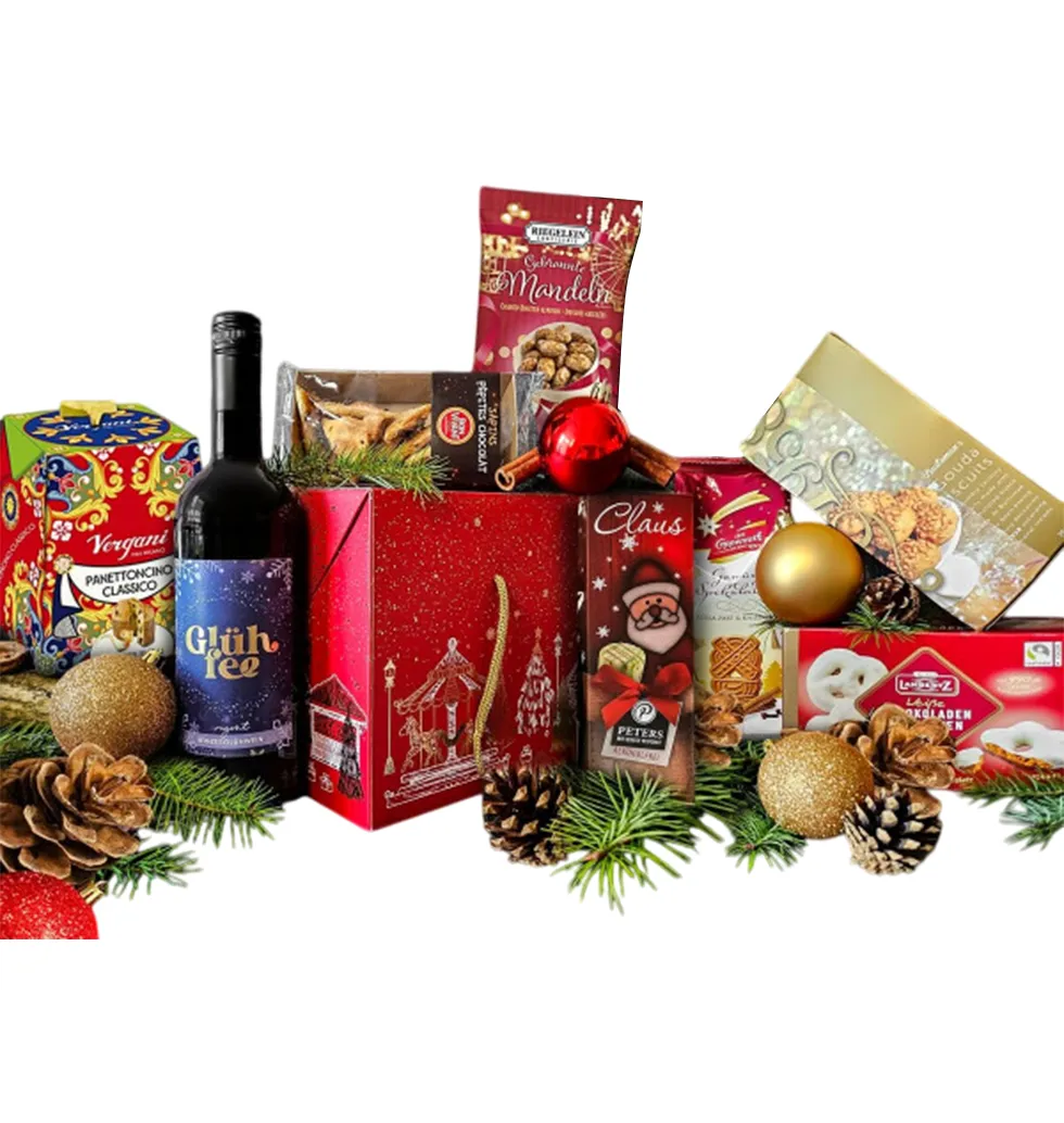 Festive Mulled Wine Celebration Hamper