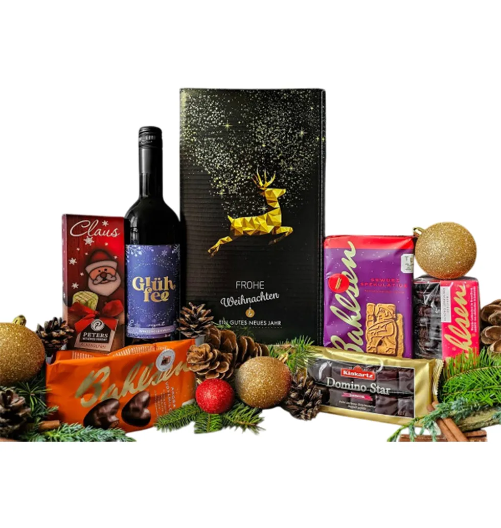 Mulled Wine & Treats Gift Box