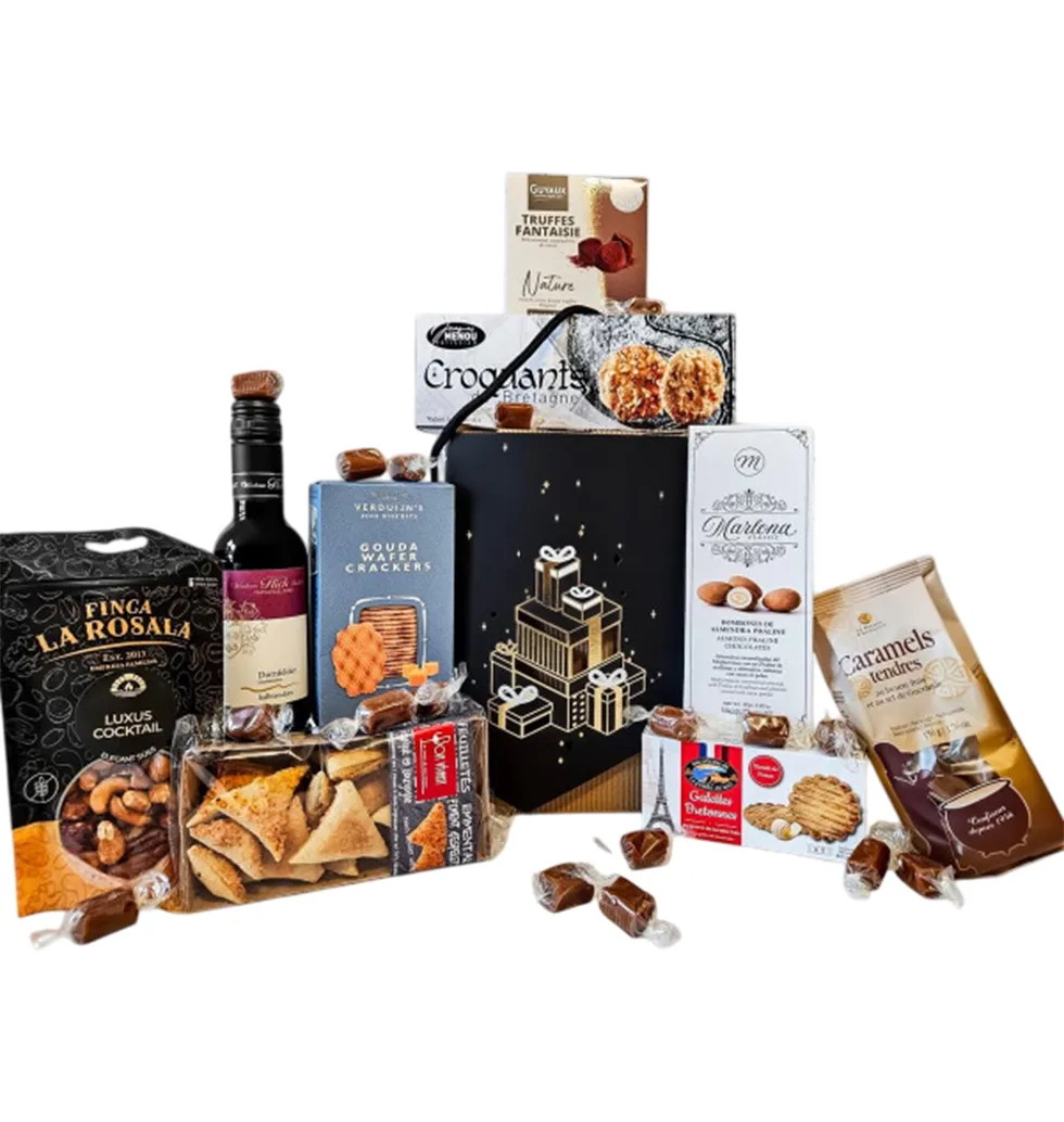 Red Wine & Luxe Treats Hamper
