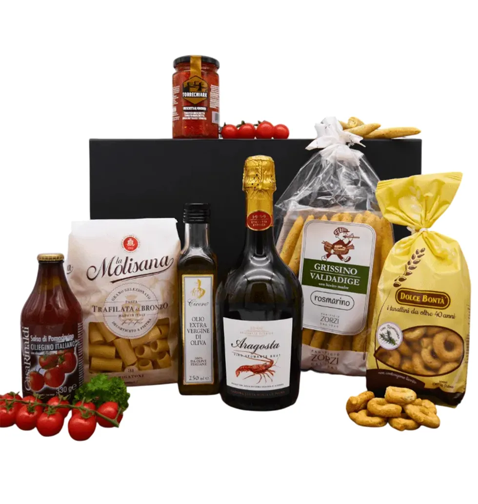 Classic Italian Meal & Wine Hamper