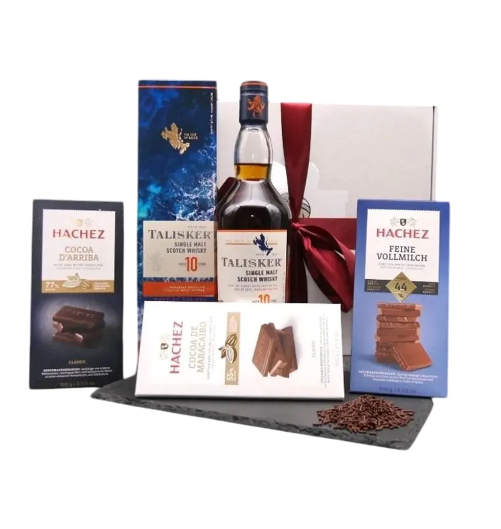 Whiskey & Dark Chocolate Connoisseur Set