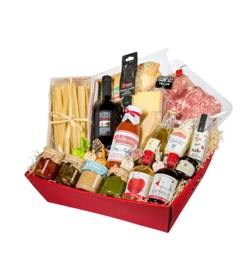 Italian Culinary Treasures Gift Basket