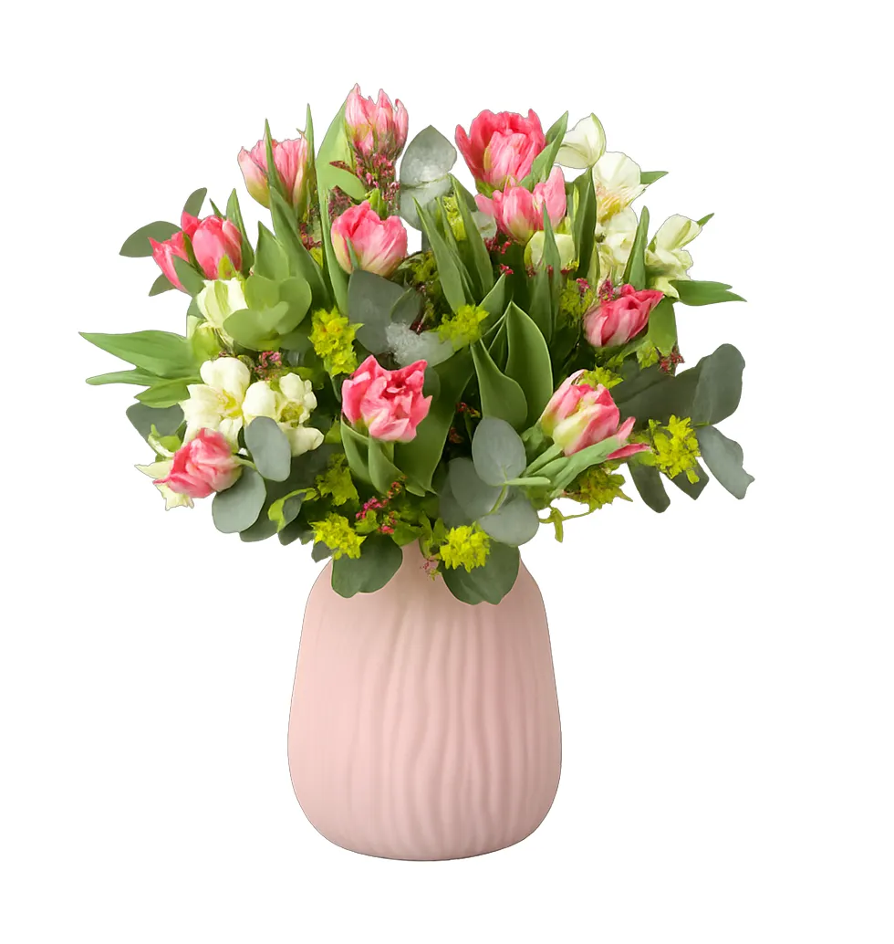 Charming Tulip Harmony with Sweet Treats