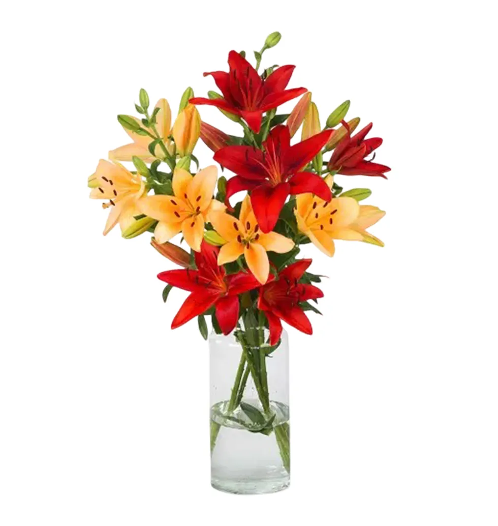 Fiery Blossom Bouquet