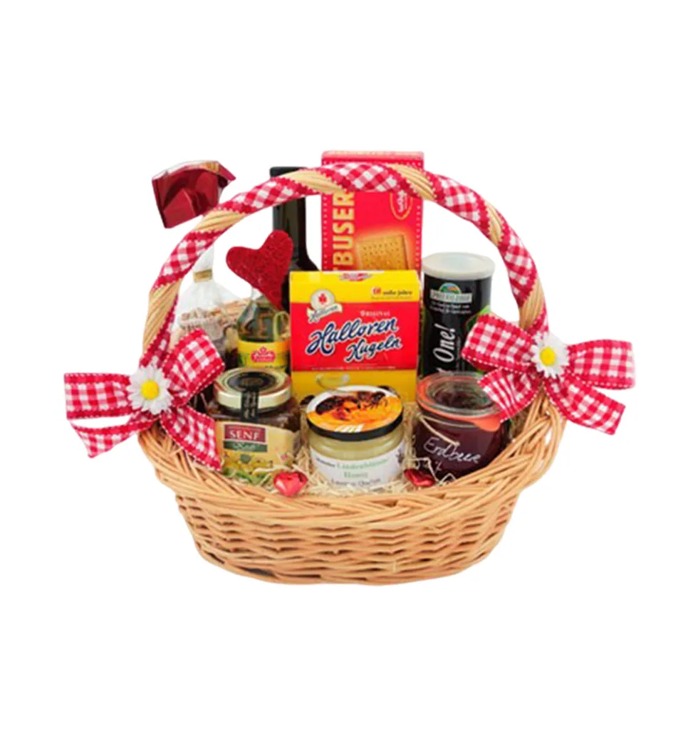 Treasured Moments Gourmet Basket